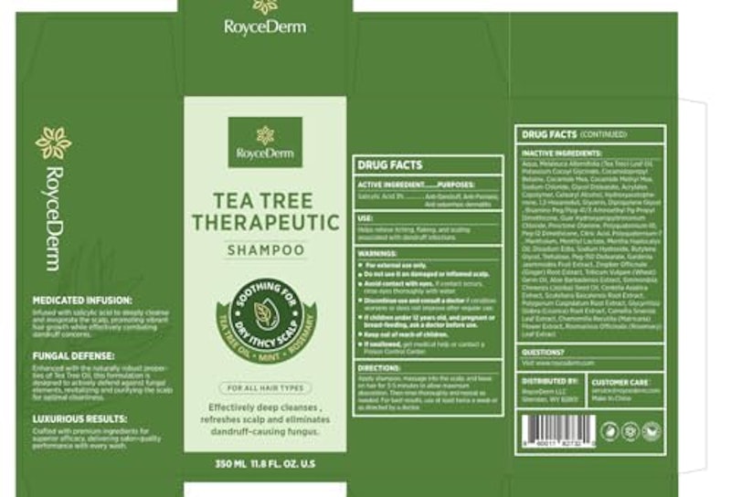 Tea Tree Antifungal Shampoo: Folliculitis Shampoo for Dry Scalp 2