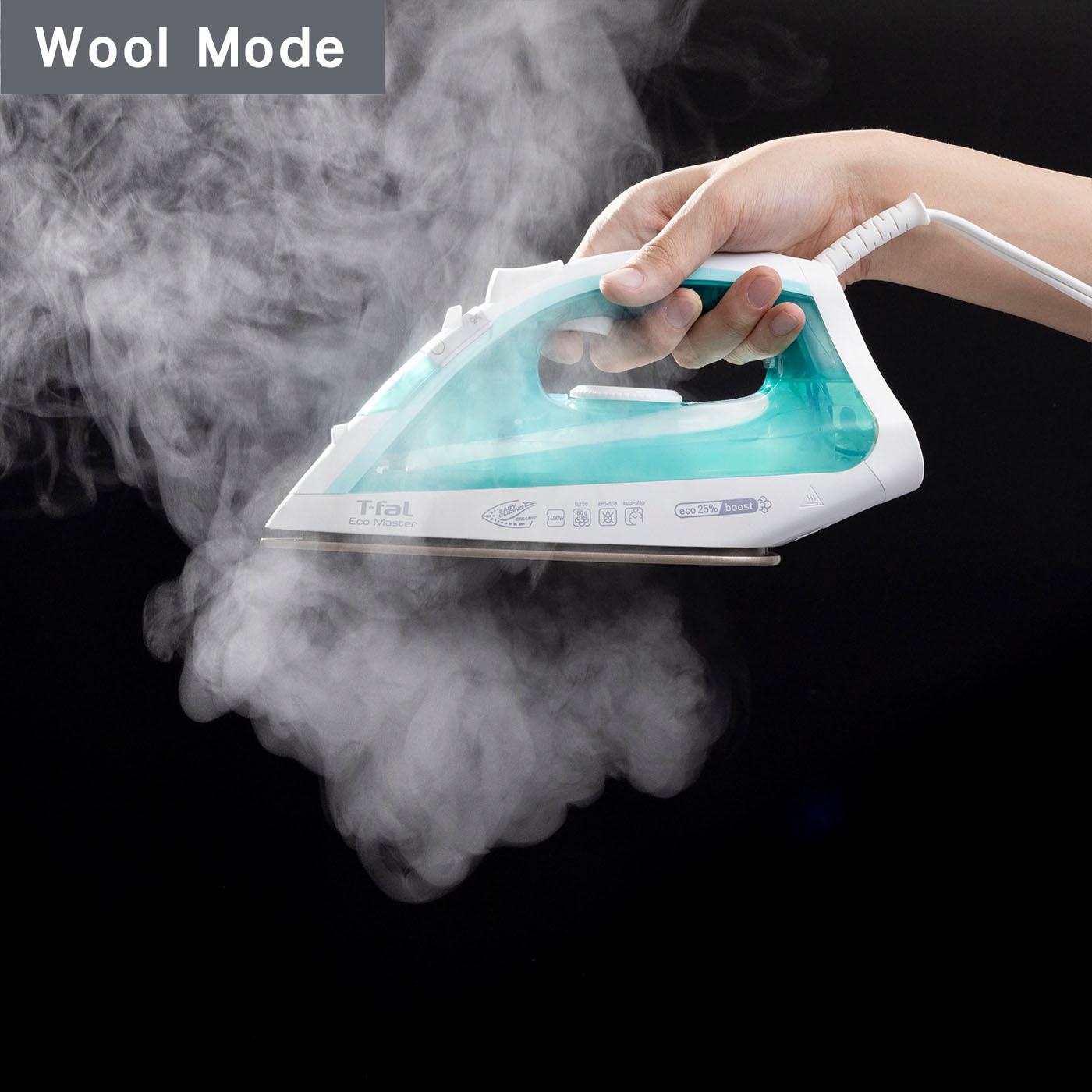 Ecomaster Ceramic Soleplate Steam Iron 9