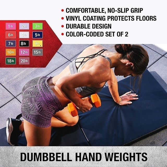 Deluxe Vinyl Dumbbells 2