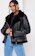 Missguided Petite Black Faux Fur Lined Aviator Jacket 1