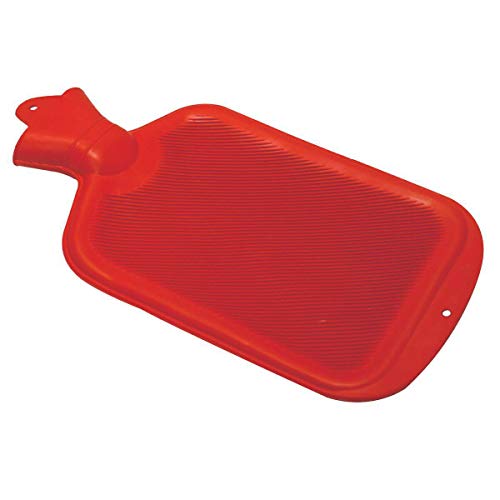 Classic Red Rubber Hot Water Bottle 1