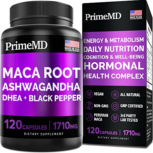 Maca Root Ashwagandha DHEA + Black Pepper 1