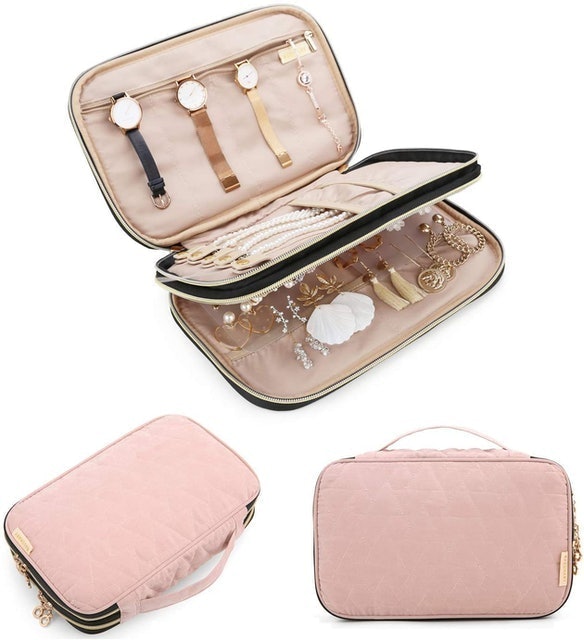 Double Layer Travel Jewelry Organizer 1