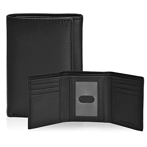 Real Leather Trifold Wallet for Men 1