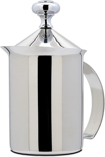 Stainless Steel Hand Pump Milk Frother 1