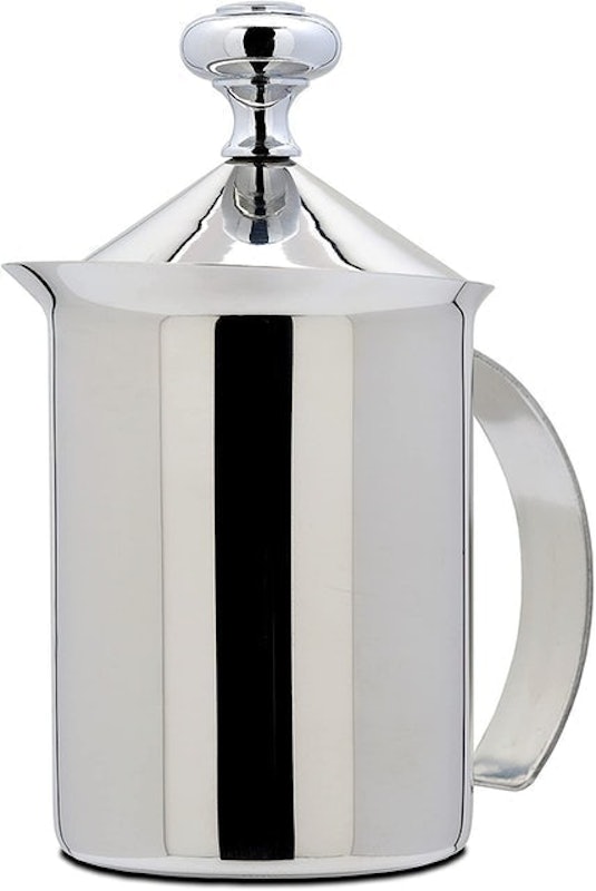 Stainless Steel Hand Pump Milk Frother 1
