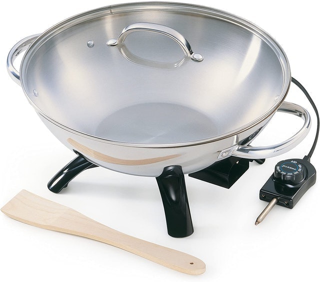 Stainless Steel Electric Wok 1