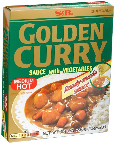 Golden Curry Pouch Medium Hot 1