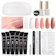 GAOY Poly Gel Nail Kit with UV Light 1