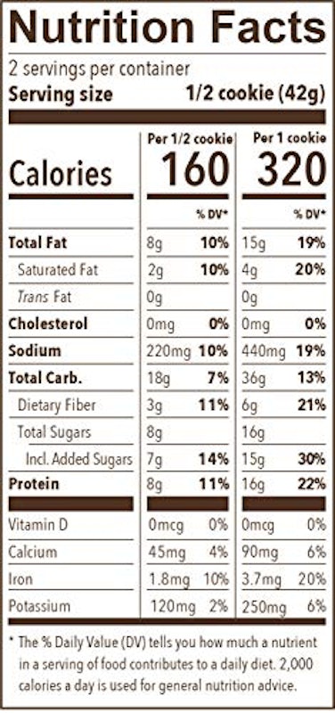 Protein Cookie - Double Dark Chocolate 2