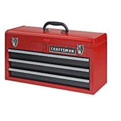 3-Drawer Metal Toolbox