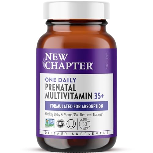 Prenatal Vitamins, One Daily Prenatal Multivitamin Enhanced for Age 35+ 1