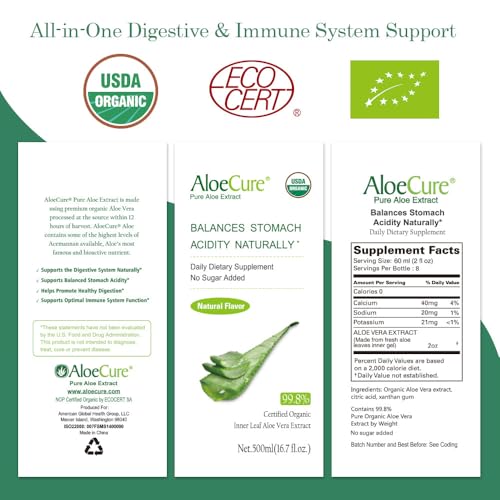 Pure Aloe Vera Juice Natural Flavor 2