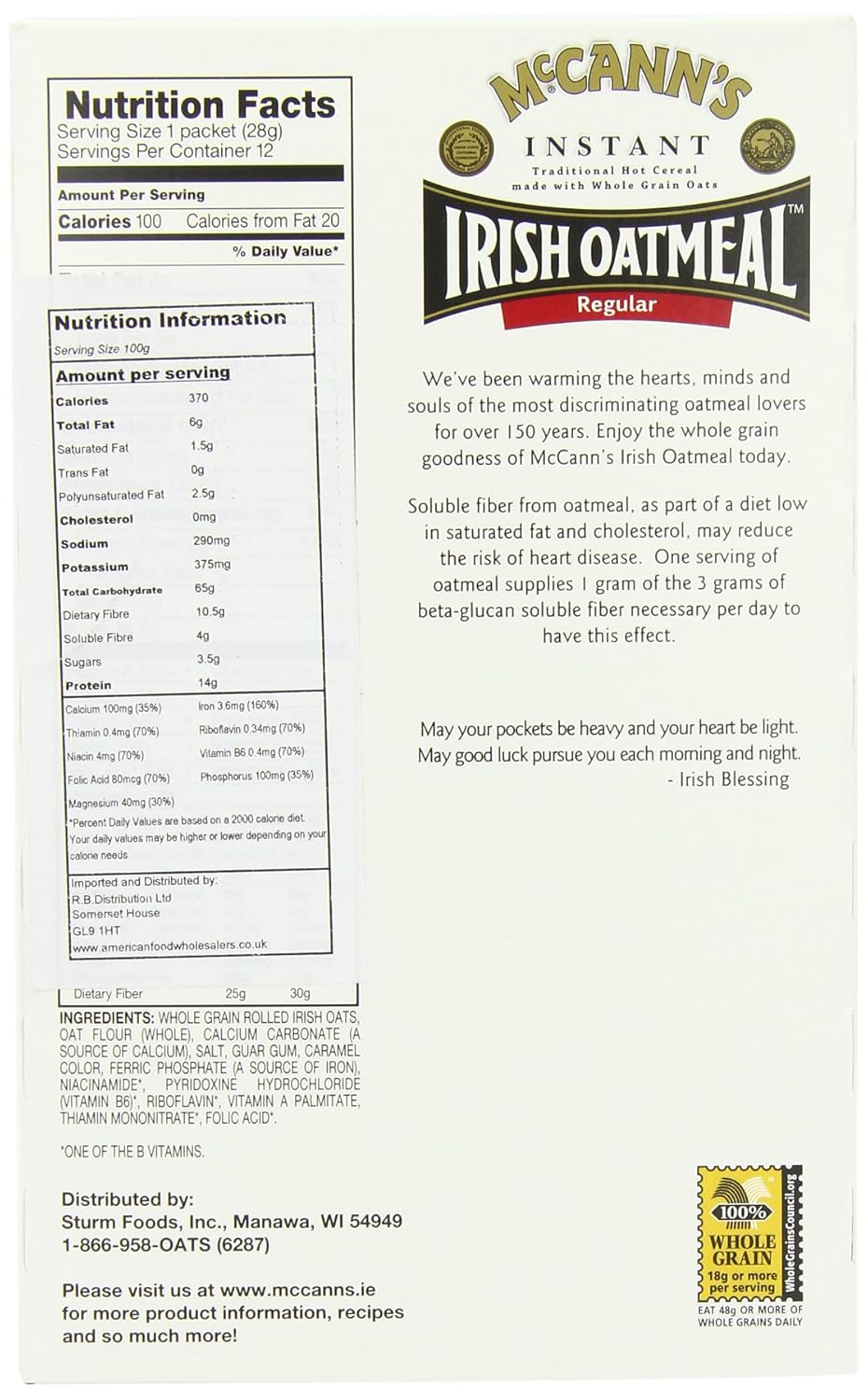 Original Instant Irish Oatmeal 4