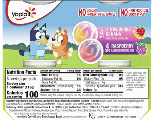 Raspberry & Strawberry Banana Kid Cup 2
