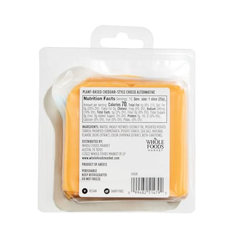 Plant-Based Cheddar-Style Cheese Alternative 2