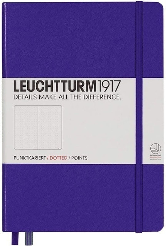 Medium A5 Dotted Hardcover Notebook 1