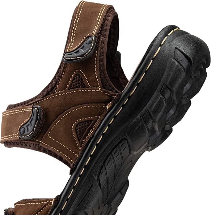 Men's Leather Hiking Sport Sandals 2
