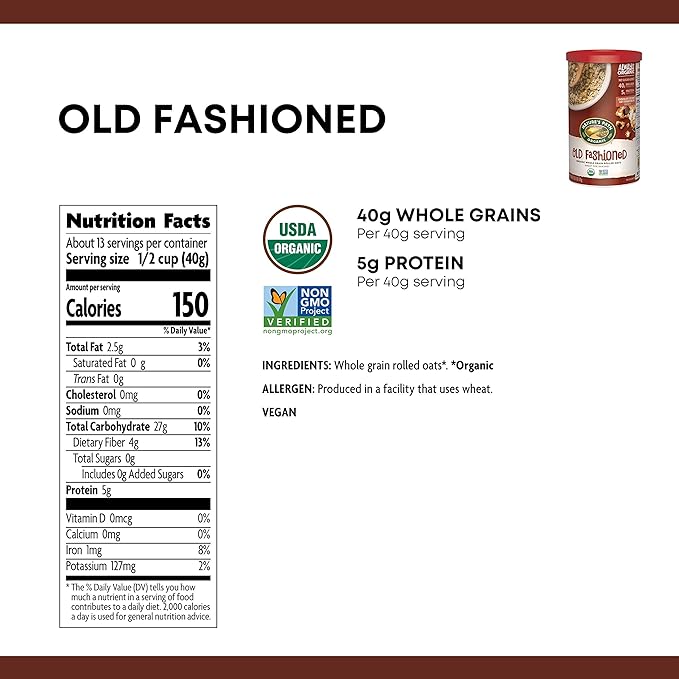 Organic Old Fashioned Oats 3