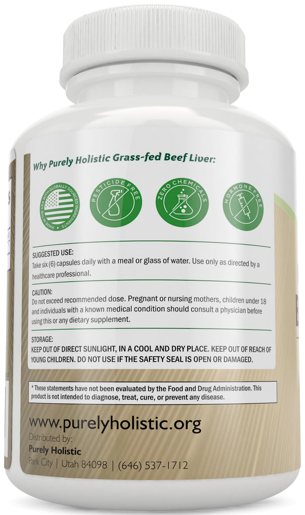 Grass Fed Beef Liver Capsules 2
