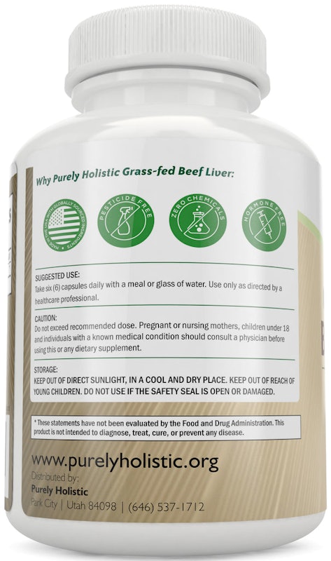 Grass Fed Beef Liver Capsules 2