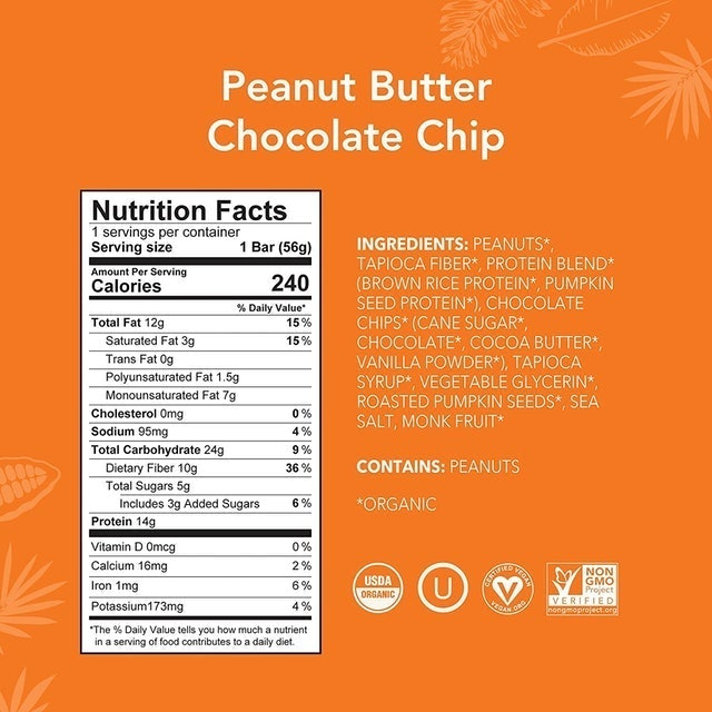 Organic Plant Based Protein Bars 2