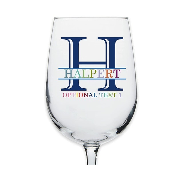 Personalized Wine Glass 2