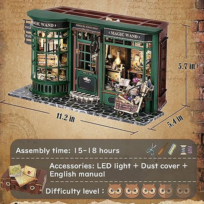 Dollhouse Miniature Kit Magic Wand Shop 2