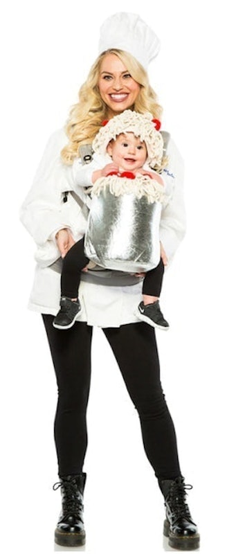 Chef & Spaghetti Baby & Me Costume 1