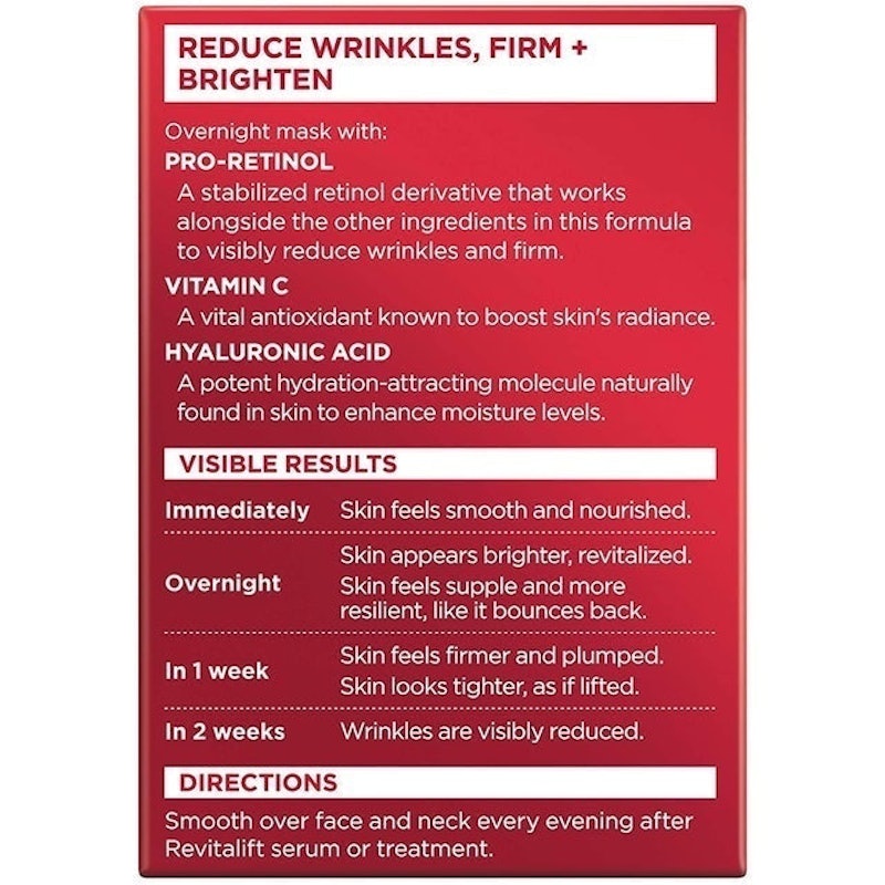 Revitalift Overnight Mask 2