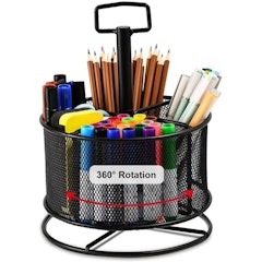 360-Degree Rotating Desktop Stationary Organizer