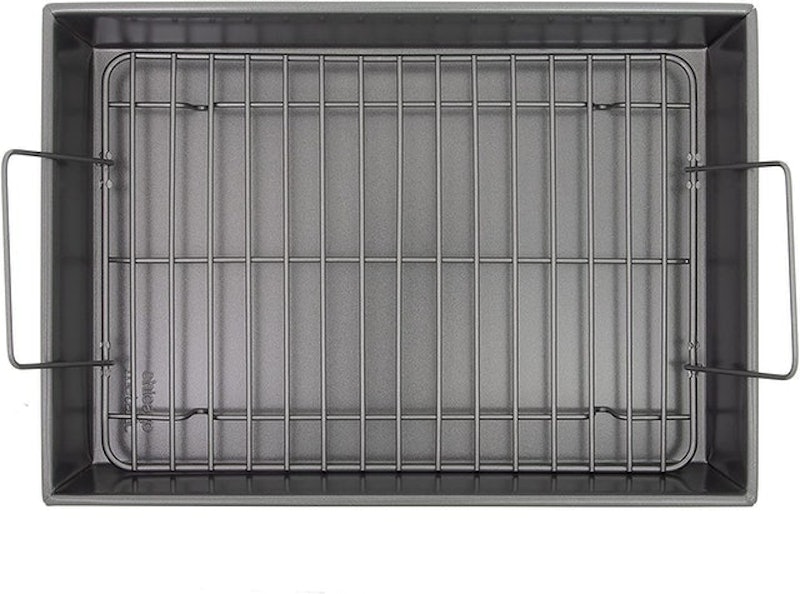 Professional Roast Pan With Non-Stick Rack 2