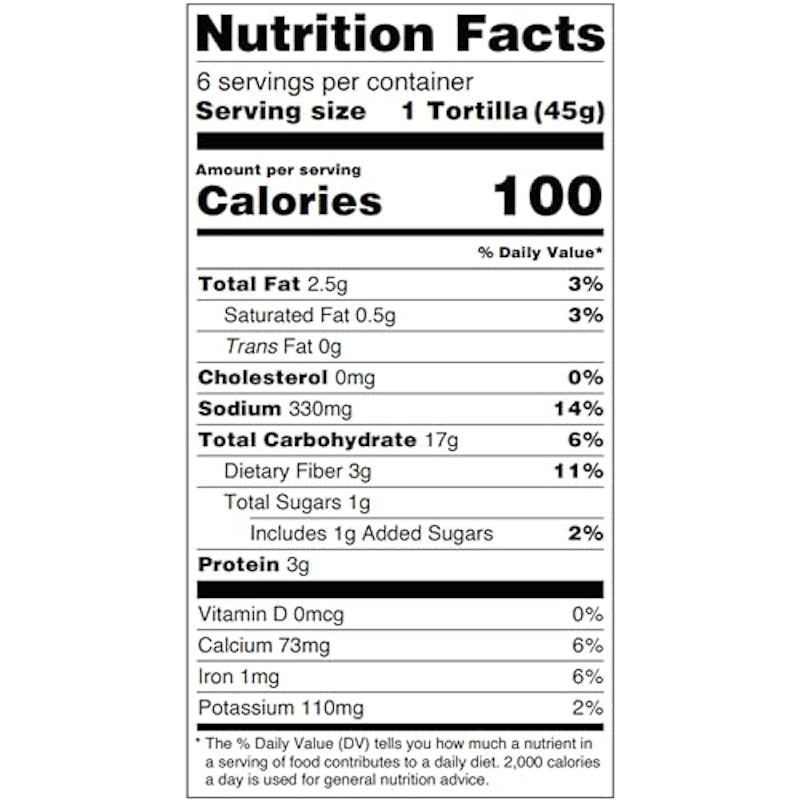 Gluten-Free 8" Size Tortillas 2