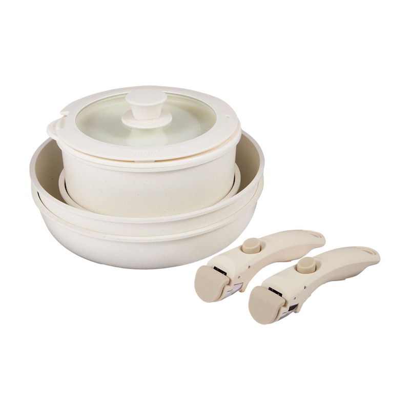 11-Piece Nonstick Cookware Set with Detachable Handles 12