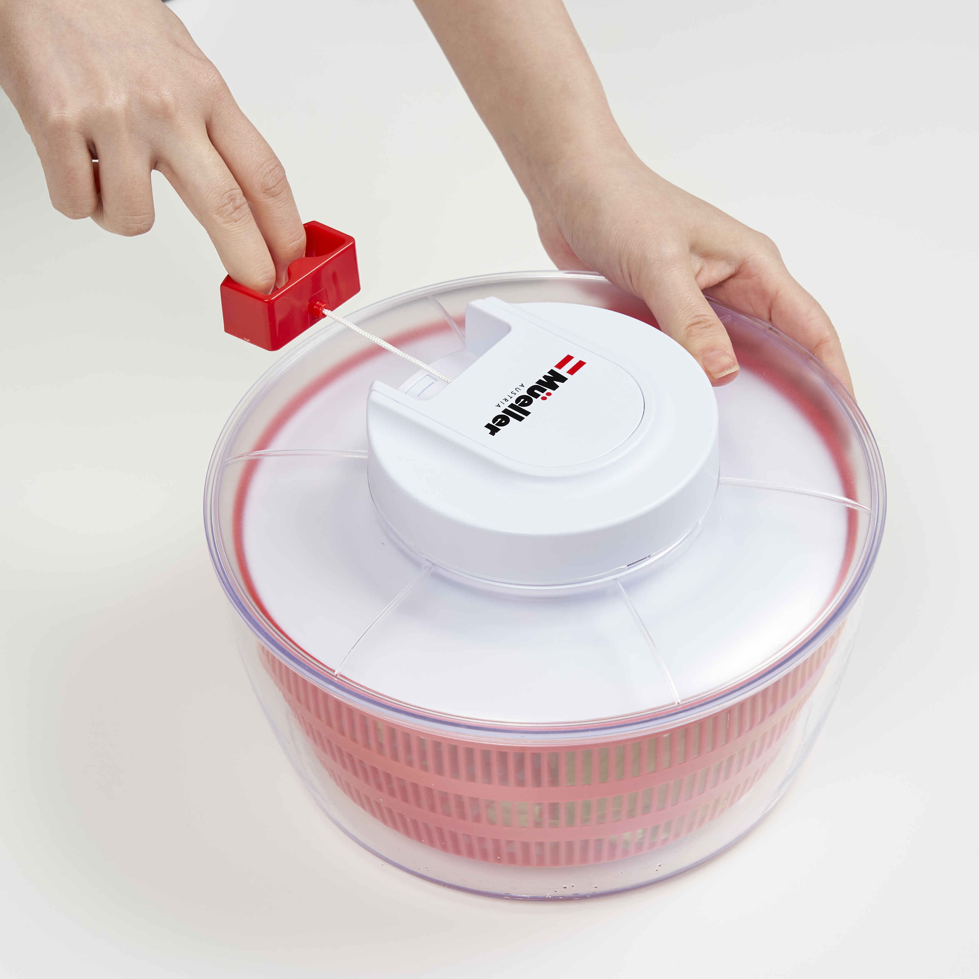 Salad Spinner with QuickChop Pull Chopper 3