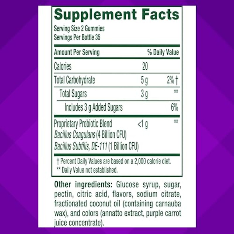 Probiotic Gummy Supplements 2