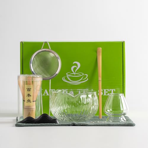 Japanese Tea Set (7pcs) Matcha Whisk Set 1