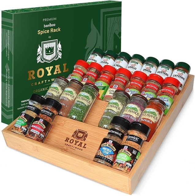 Bamboo Spice Rack 1