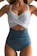 Eomenie Cutout High Waisted One Piece Swimsuits 1