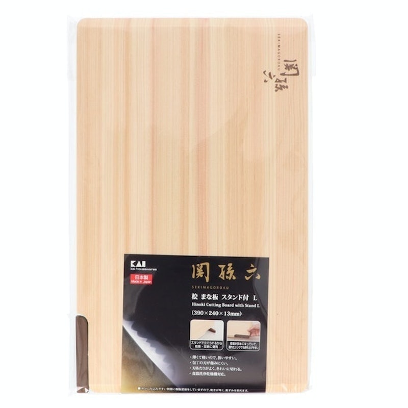 Seki Magoroku Hinoki Cutting Board With Stand 3