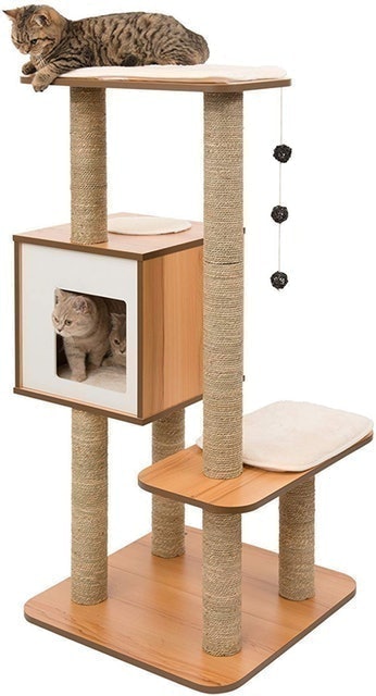 Walnut High Base Cat Furniture 2