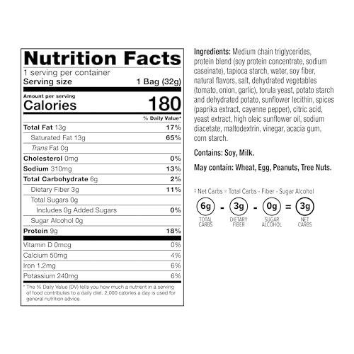 KETO Tortilla Chips with MCT Oil, BBQ 2
