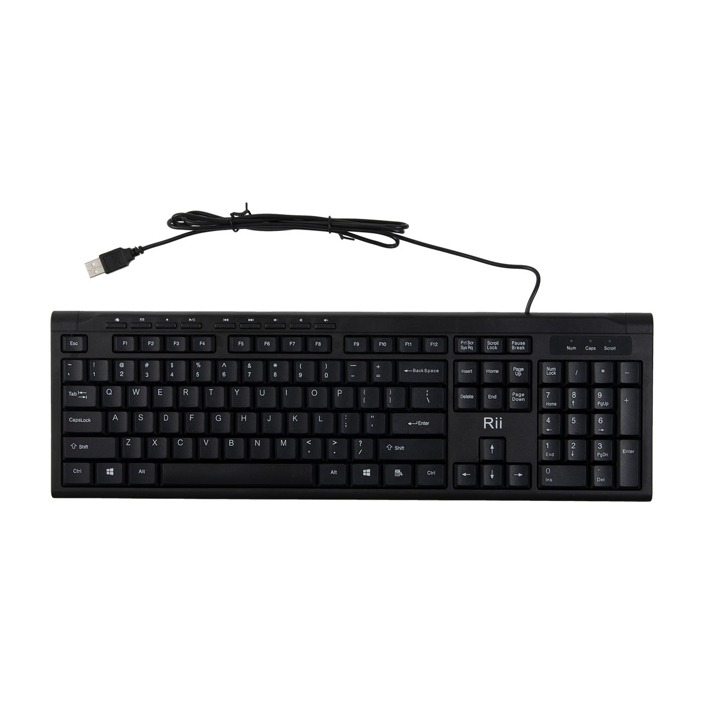 RK907 Ultra-Slim Compact USB Wired Keyboard 1