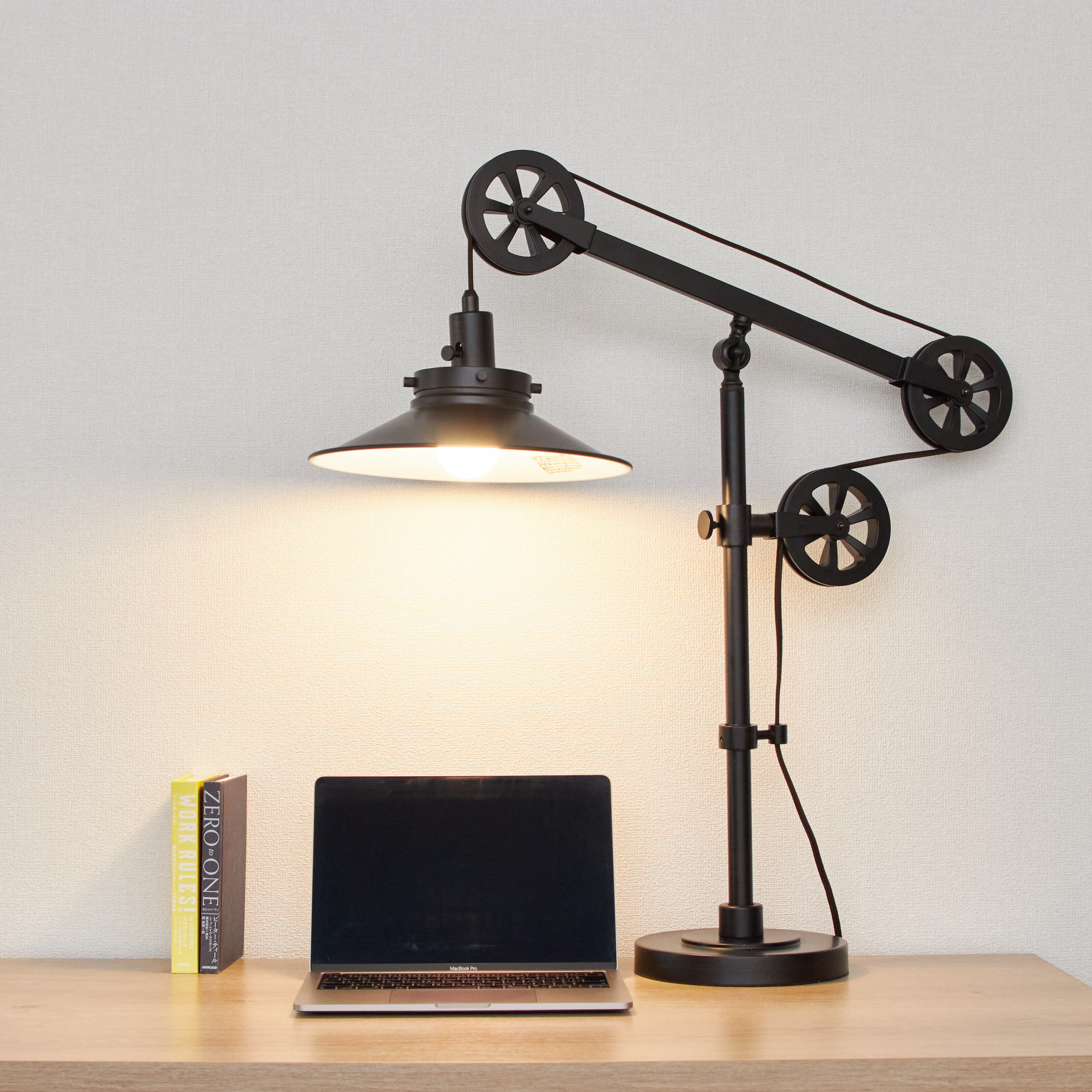 Blackened Bronze Richarson Metal Desk Lamp 8
