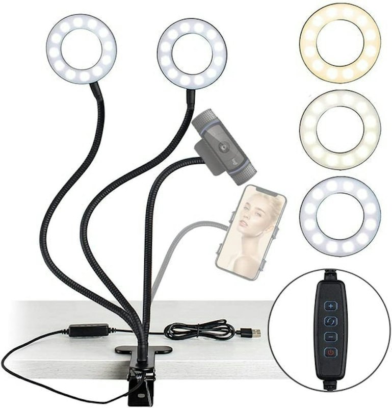 Dual Selfie Ring Light 1