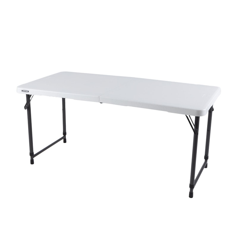 Height Adjustable Craft Camping and Utility Folding Table 1