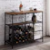 Hombazaar Multi-Function Industrial Style Wine Rack Table 1