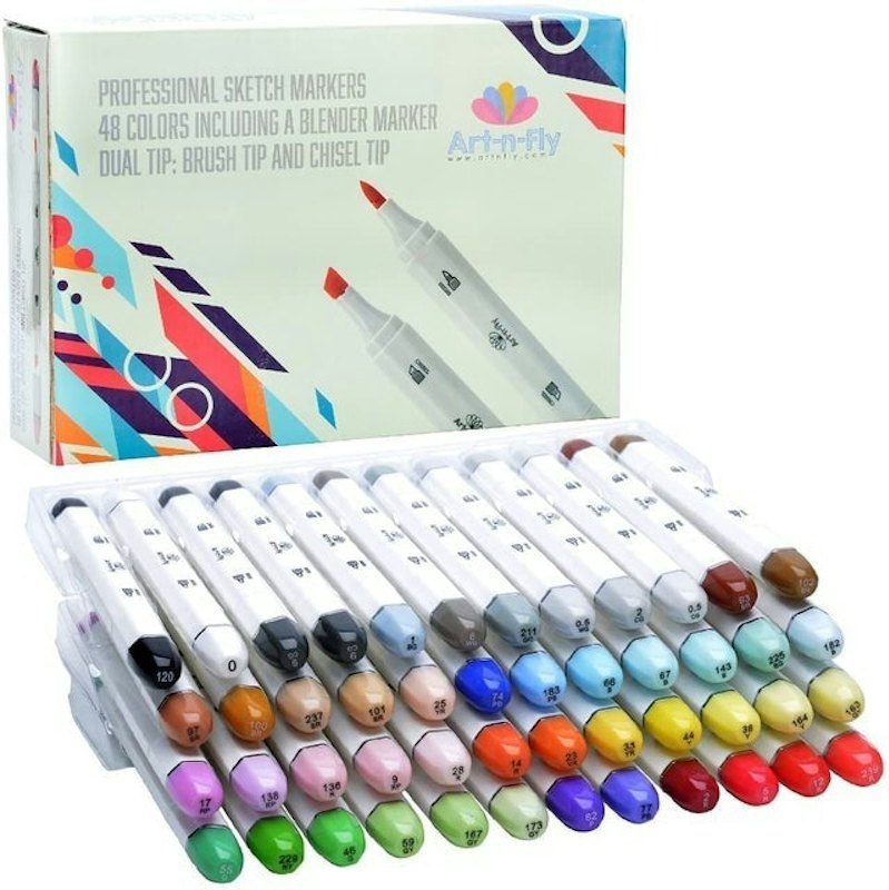 Professional Brush Marker Set 1