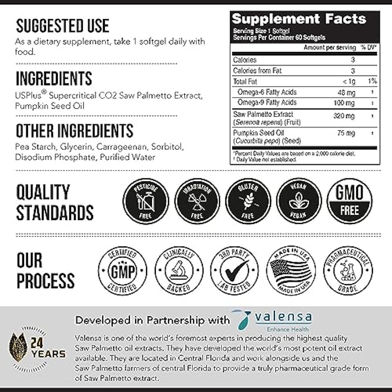 Saw Palmetto Extract with Pumpkin Seed Oil 2