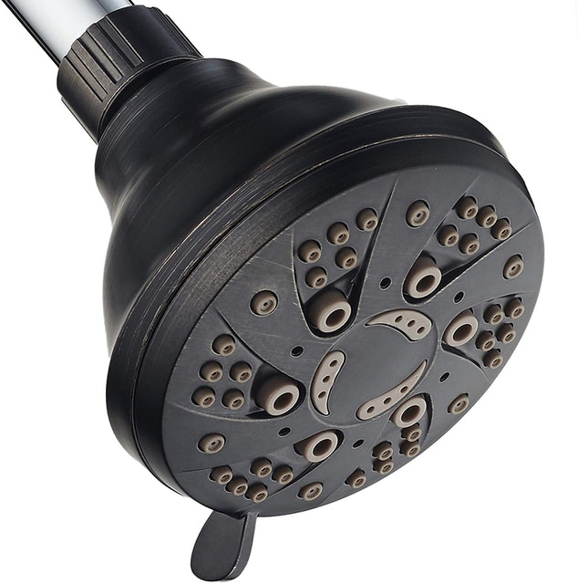 Chrome Finish 6-Setting Shower Head 2